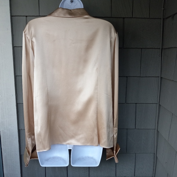 Lafayette 148 Silk Button-down Shirt - Picture 4 of 8